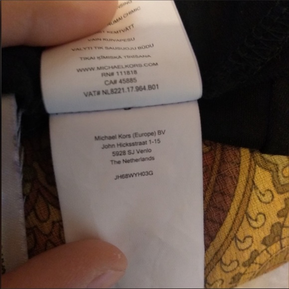 ‼️THRIFT STORE ALERT MAKE OFFER Michael Kors Dress Black Fringe Hem T-Shirt - Picture 15 of 15